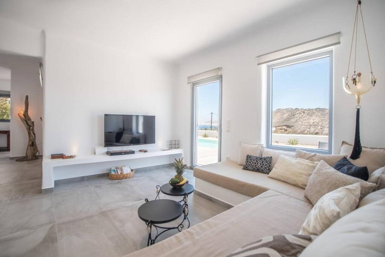 Villa Sole, Pool, Jacuzzi, Seaview Stelida  Exterior photo
