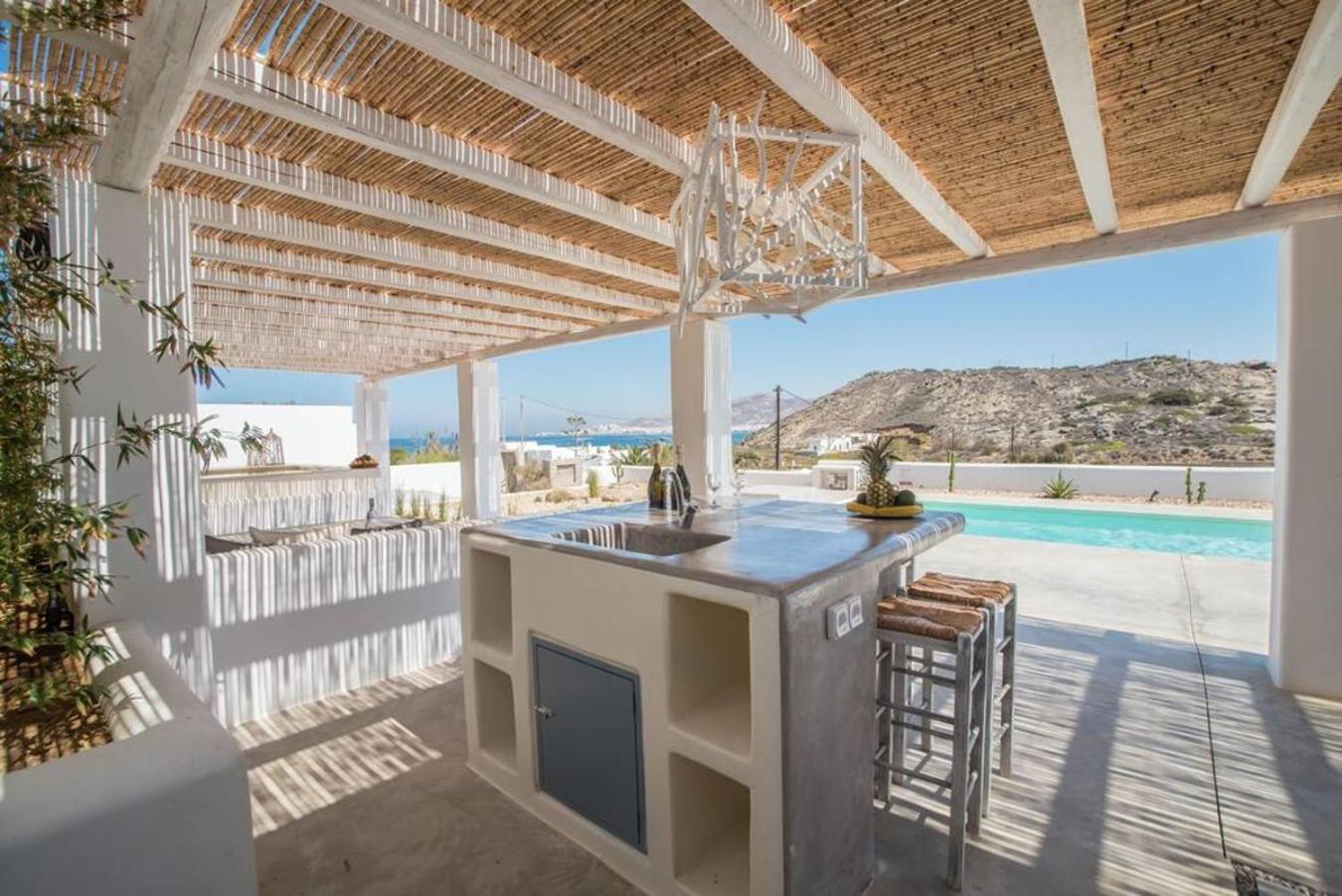 Villa Sole, Pool, Jacuzzi, Seaview Stelida  Exterior photo